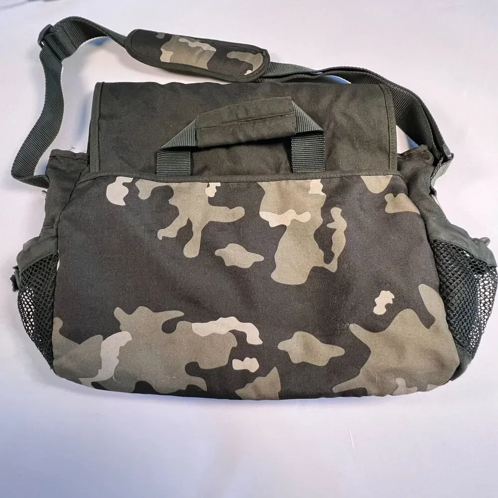 Pottery Barn Teen Gear Up Messenger Book Bag Camouflage Back To School Military